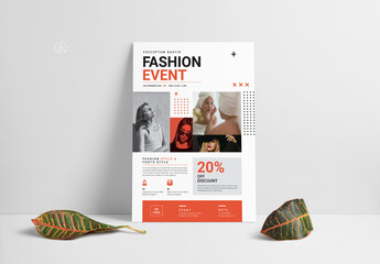 Fashion Event Poster Flyer Layout