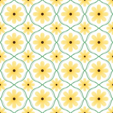 yellow flower background