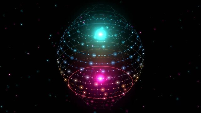 disco ball with lights