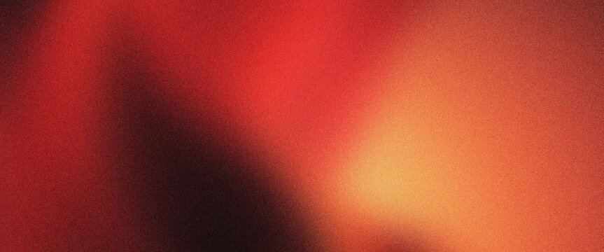 Abstract red light leak background with warm orange glow and film grain texture. Cinematic blurry lens flare overlay for creative video editing. Moody dark crimson gradient for poster design.