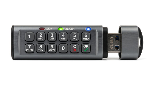Cyber defense hardware cryptographic key for secure data protection