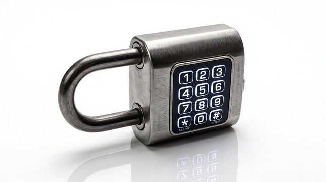 Secure cyber defense hardware with digital cryptographic keypad lock