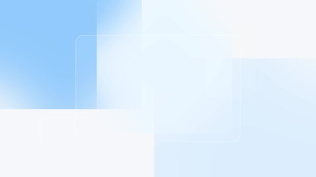 Animation of Abstract Frosted Glass Background for Premium Presentation