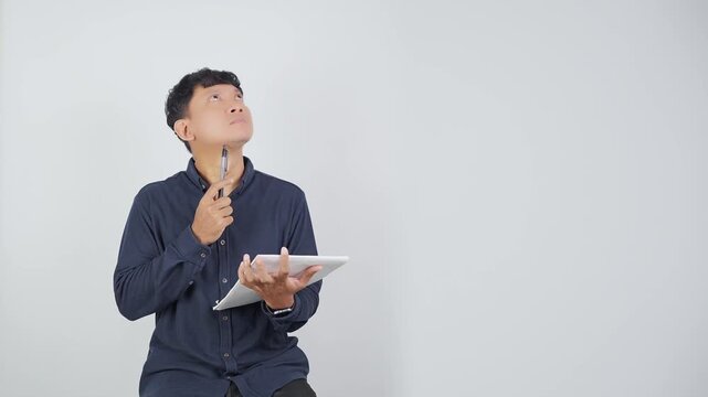 Happy Person Finding Answer While Holding Book