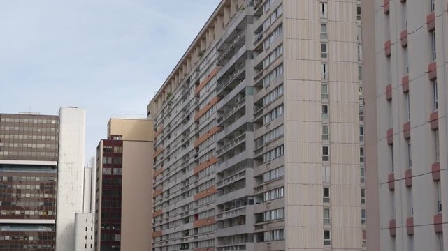 Olympiades district in Paris showing multiple high rise residential buildings and skyscrapers