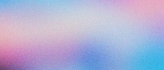 Pastel gradient background with grainy texture, soft pink and blue ethereal color palette. Dreamy atmospheric abstract backdrop for social media, modern aesthetic wallpaper for web design apps. © VEXLO