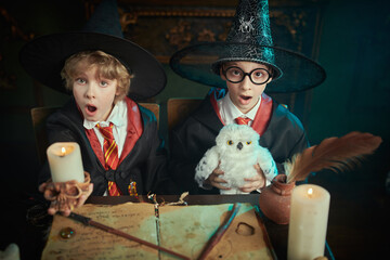 Surprised Young Wizards © Andrey Kiselev