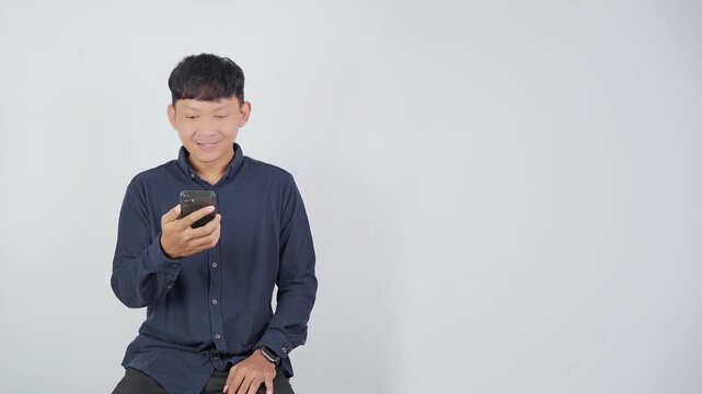 Person Smiling After Successful Digital Payment