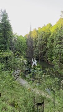 Naina Devi Jal Kund in Nainital, Uttarakhand, India - Vertical Wide Angle