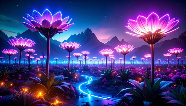 Vibrant fireworks over futuristic cityscape at night.