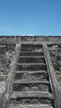 Historic Staircase Inside Iskandarmuda Fortress, Aceh Darussalam Kingdom