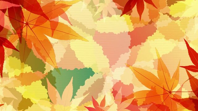 Autumn Maple Leaf Pattern 4K