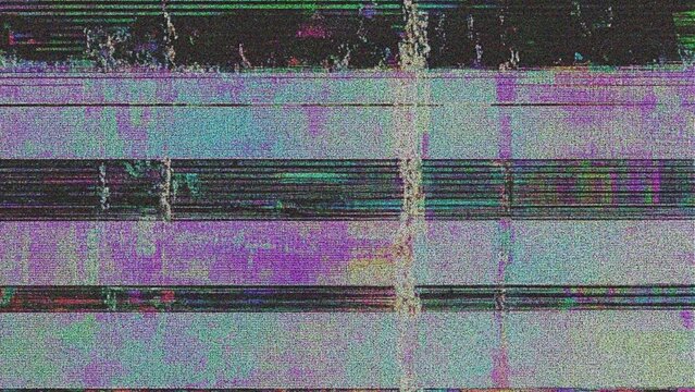 VHS Glitch Digital Distortion Colorful Stripe Texture Background for Graphic Design Photography