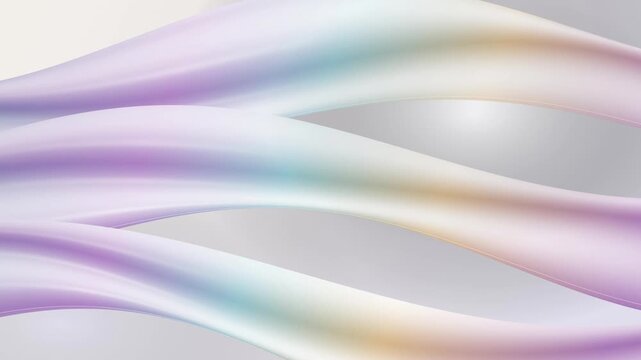 Pearl Opal Flow with Iridescent Lavender Light Folds, Elegant Opalescent Silk Waves in Soft Daylight, Luxury Pearlescent Waves for Beauty and Fashion Visuals