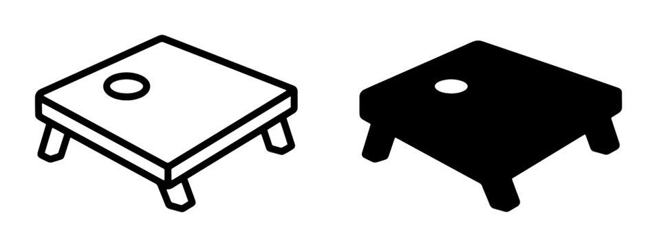 Electronic Component Icon Set, Semiconductor Symbol, Transistor Outline, Circuitry Graphic