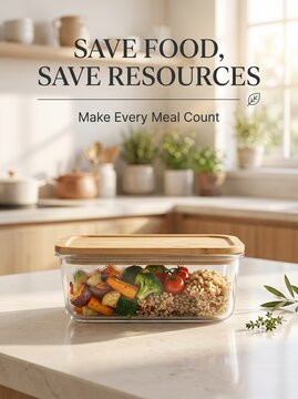 Save Food, Save Resources Make Every Meal Count