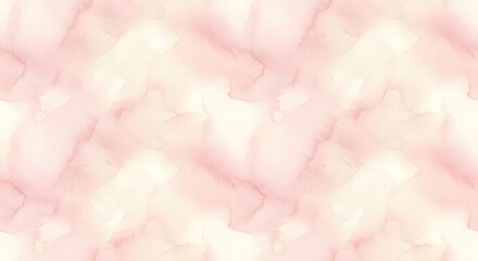 Fototapeta premium Soft Pink Watercolor Texture Background with Elegant Pastel Clouds Effect