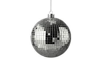 Obraz premium Silver Mirrored Disco Ball