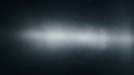 Fototapeta premium Abstract light flare with floating dust particles on a dark background