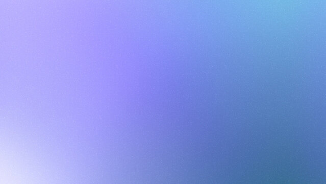 Gradient background colors with noise effect Grain Wallpaper Grainy noisy textured. Smooth gradient background transitioning from soft lavender to serene blue and teal hues with a subtle white corner.