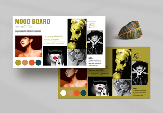 Moodboard Template With Dark & Light