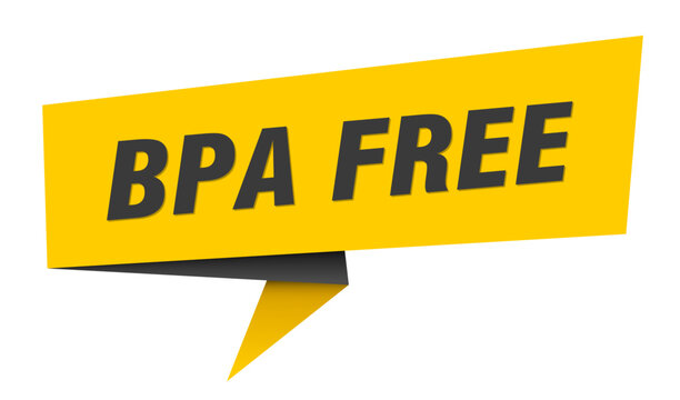 bpa free banner. bpa free&nbsp;speech bubble, label, sticker, sign template