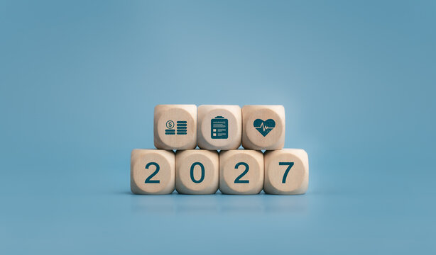 2027 healthcare and insurance business trends. Strategic financial planning, risk management, and future growth. Goals, success.