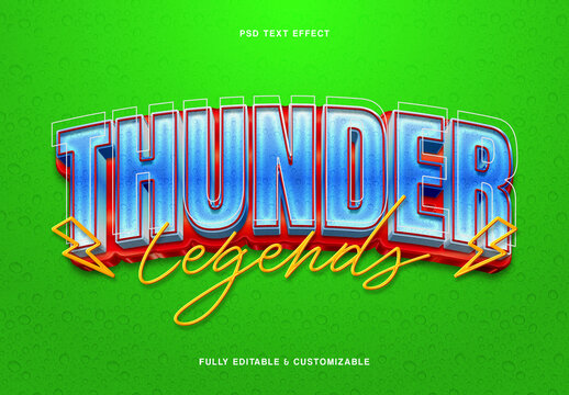 Retro 3D Metallic Text Effect