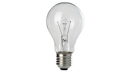 Classic transparent glass incandescent light bulb isolated electrical hardware equipment © AmeliaLily