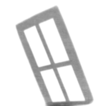 Casement window shadow overlay angled perspective frame sunlight light panes architectural minimal aesthetic mockup effect isolated transparent background