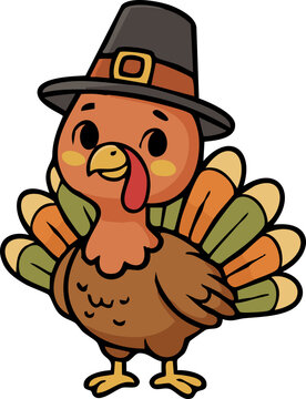 thanksgiving turkey cartoon