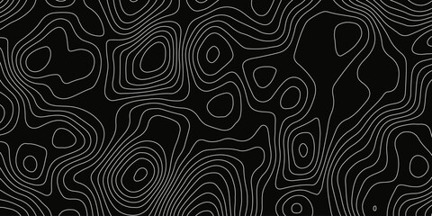 Topographic map background with geographic grid for hiking and mountain sport. luxury topographic wavy pattern and geographic grid map design. paper texture Imitation of a geographical map shades. © Abdur Rahman Safin 