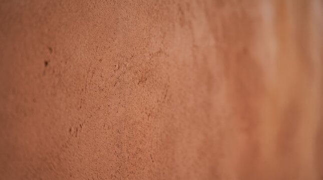Earthy adobe clay wall render template for design