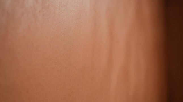 Orange clay wall plaster finish for mockup