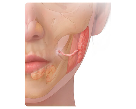 Salivary glands, illustration