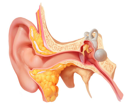 Auditory organ, illustration