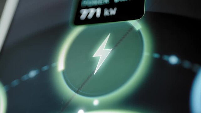 Power draw readout fluctuates across energy control