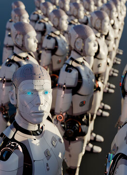 Artwork of robots