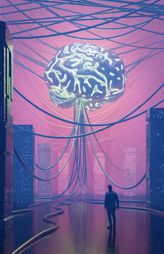 Artificial intelligence, conceptual illustration