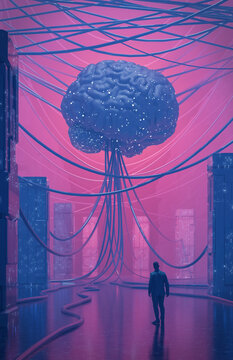 Artificial intelligence, conceptual illustration