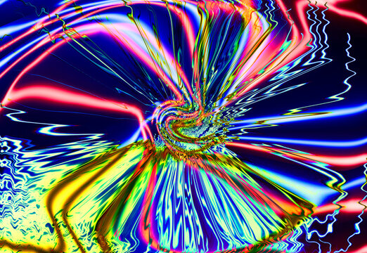 Quantum fluctuation, conceptual illustration