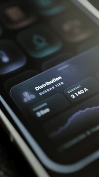 Distribution dashboard tracks busbar electrical current
