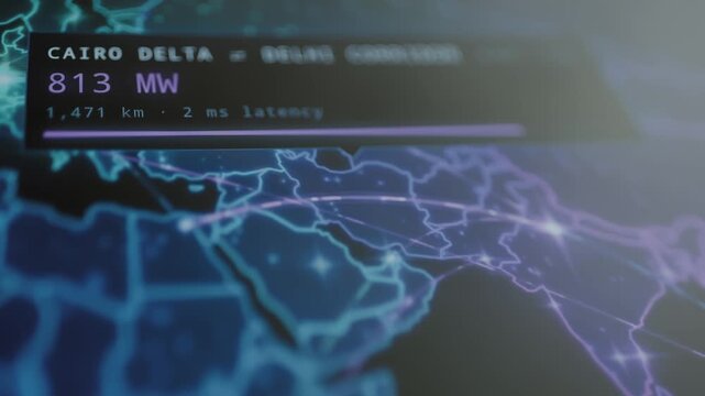 Cairo Delta node reports 813 MW across regional grid