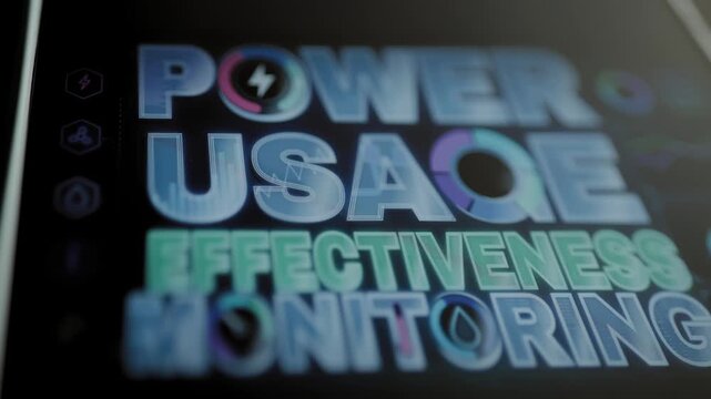 Power usage effectiveness monitoring dominates dark dashboard