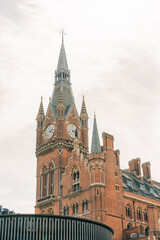 Fototapeta premium St Pancras station clock tower and former Midland Grand Hotel in London, England, UK - 4 September 2026.