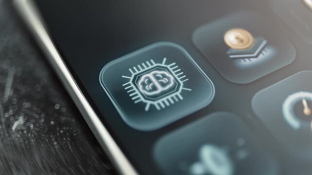 AI processor button activates digital brain