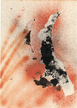 texture grunge abstract halloween on paper