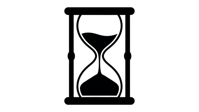 Hourglass Timer: A classic hourglass illustrates the passage of time as sand flows steadily from the upper bulb to the lower one, symbolizing the finite nature of moments.