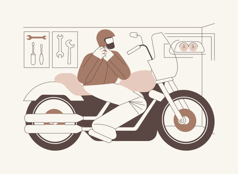 Test drive isolated cartoon vector illustrations.