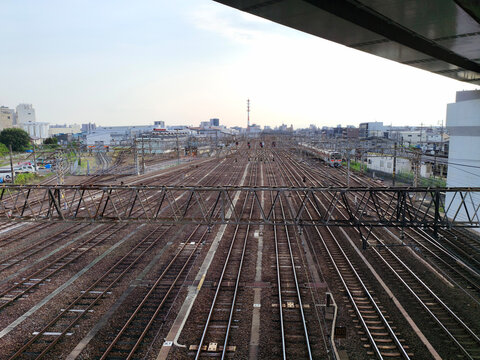 Massive Network of Parallel Railway Tracks at Kasadera Station, Nagoya July 2026